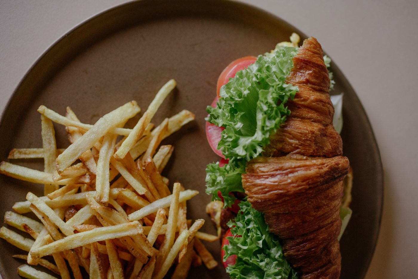 croissant sandwich bakery photography